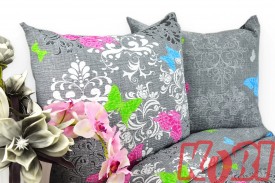 Pościel z kory rozmiar 140x200 pastelowe motyle 1690w KOBI