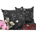Pościel bawełna 100% rozmiar 160x200 baranki czarne 0090a Kobi
