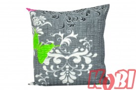 Poszewka z kory rozmiar 40x40 pastelowe motyle 1690-A Kobi