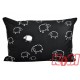 Poszewka bawełniana baranki czarne (0090a) KOBI