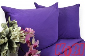 Pościel bawełna (jersey) rozmiar 160x200 kolor fiolet KOBI