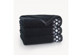 Ręcznik z bawełny egipskiej rozmiar 70x140 ZEN CZARNY ZWOLTEX