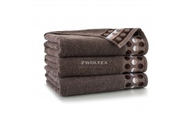 Ręcznik z bawełny egipskiej rozmiar 70x140 ZEN TAUPE ZWOLTEX