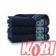 Ręcznik z bawełny egipskiej rozmiar 50x90 RONDO ATRAMENT ZWOLTEX