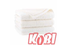 Ręcznik z bawełny egipskiej rozmiar 70x140 MORWA KREMOWY ZWOLTEX
