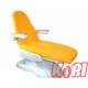 Prześcieradło na fotel kosmetyczny frotte rozmiar 60x190 kolor żółtko (6) KOBI