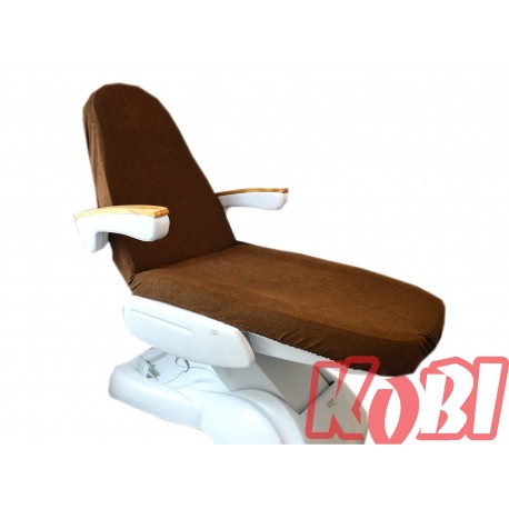 Prześcieradło na fotel kosmetyczny frotte rozmiar 60x190 kolor czekolada (23) KOBI