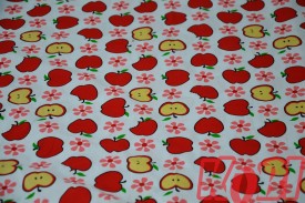 Pościel dziecięca 100% bawełna rozmiar 100x135 jabłuszka D27