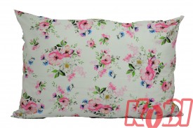 Poszewka bawełniana rozmiar 50x70 kwiat jabłoni białe tło v2 3335 Kobi