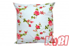 Poszewka bawełniana rozmiar 40x40 pnącza róż 3378 Kobi