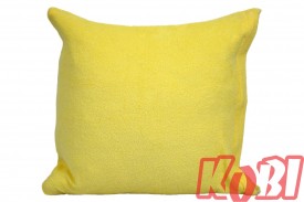 Poszewka frotte rozmiar 40x40 kolor bananowy KOBI