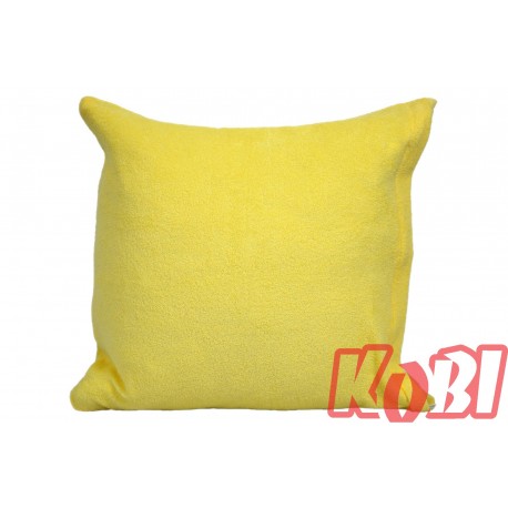 Poszewka frotte rozmiar 40x40 kolor bananowy KOBI