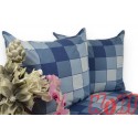 Pościel bawełna 100% rozmiar 140x200 niebieskie piramidy 3046w Kobi