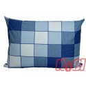 Poszewka bawełniana rozmiar 50x70 niebieskie piramidy 3046 Kobi