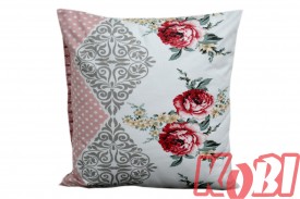 Poszewka bawełniana rozmiar 40x40 Red rose 3298-A Kobi