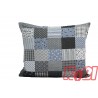 Poszewka z kory rozmiar 50x60 Patchwork szary 3177 KOBI