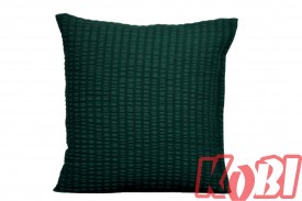 Poszewka z kory rozmiar 40x40 butelkowa zieleń Kobi