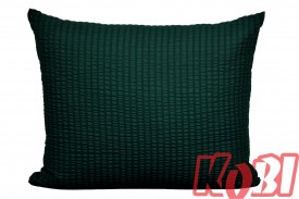 Poszewka z kory rozmiar 50x60 butelkowa zieleń Kobi