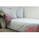 Pościel bawełna 100% rozmiar 160x200 szare maczki 3481 Kobi