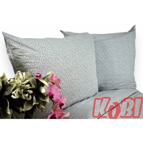 Pościel bawełna 100% rozmiar 160x200 szare maczki 3481 Kobi