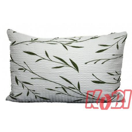 Poszewka z kory rozmiar 40x60 Zielone Liście 3479 KOBI