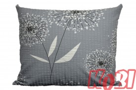 Poszewka z kory rozmiar 50x60 Dmuchawce Jasnoszare tło 3476 KOBI