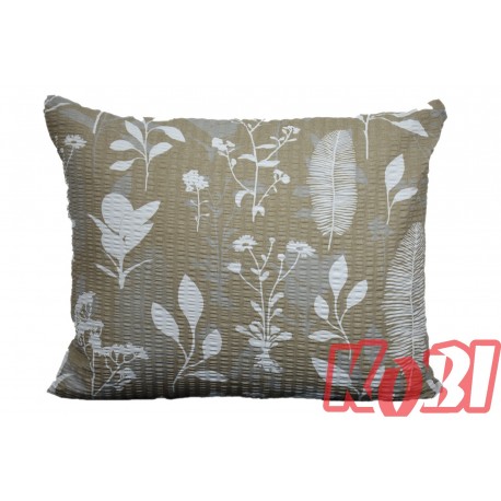 Poszewka z kory rozmiar 50x60 Białe Liście 3478 KOBI