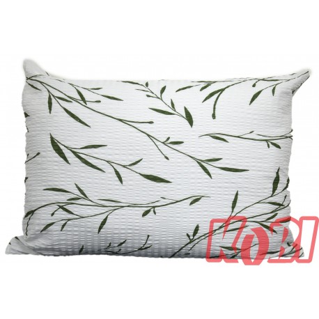 Poszewka z kory rozmiar 50x70 Zielone Liście 3479 KOBI