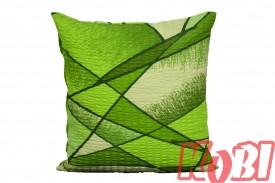 Poszewka z kory rozmiar 40x40 romby zielone 0633 KOBI