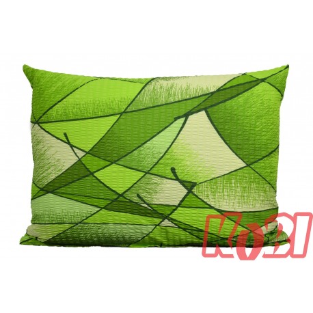 Poszewka z kory rozmiar 50x70 romby zielone 0633 KOBI