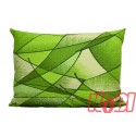 Poszewka z kory rozmiar 50x70 romby zielone 0633 KOBI