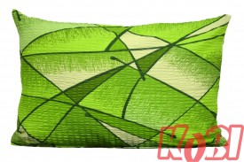 Poszewka z kory rozmiar 40x60 Romby zielone 0633 KOBI