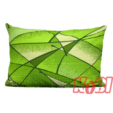 Poszewka z kory rozmiar 40x60 Romby zielone 0633 KOBI