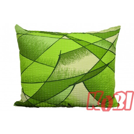 Poszewka z kory rozmiar 50x60 Romby zielone 0633 KOBI