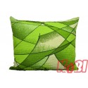 Poszewka z kory rozmiar 50x60 Romby zielone 0633 KOBI