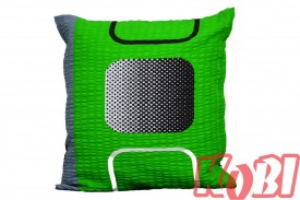 Poszewka z kory rozmiar 40x40 Telewizory zielone 1799-A Kobi