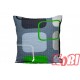Poszewka z kory rozmiar 40x40 Telewizory zielone 1799-B Kobi
