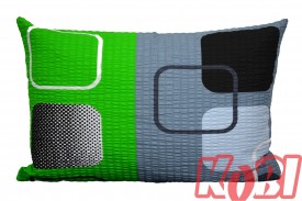 Poszewka z kory rozmiar 40x60 Telewizory zielone 1799-A KOBI