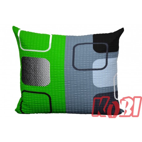 Poszewka z kory rozmiar 50x60 Telewizory zielone 1799-A KOBI