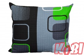 Poszewka z kory rozmiar 50x60 Telewizory zielone 1799-B KOBI