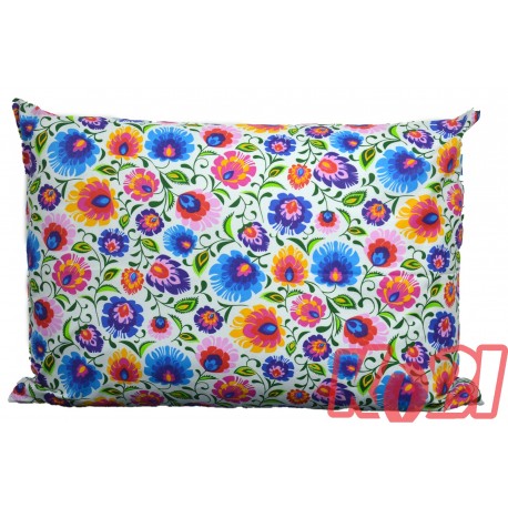 Poszewka bawełniana rozmiar 50x70 Folk kolorowy 1489 KOBI