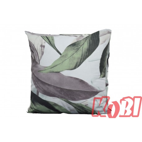 Poszewka bawełniana rozmiar 40x40 Liście 3473 KOBI