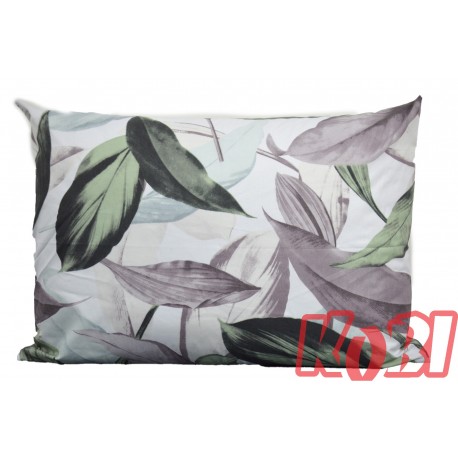 Poszewka bawełniana rozmiar 50x70 Liście 3473 KOBI