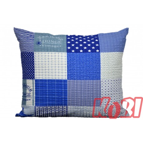 Poszewka z kory rozmiar 50x60 Niebieskie gwiazdki 1488 KOBI