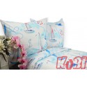 Pościel bawełna 100% rozmiar 160x200 żaglówki 3275 Kobi