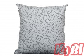 Poszewka bawełniana rozmiar 40x40 szare maczki 3481 KOBI