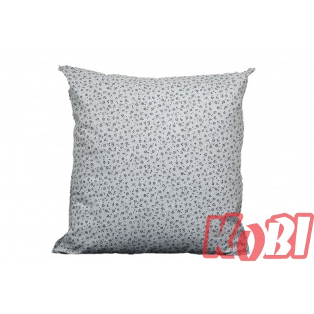 Poszewka bawełniana rozmiar 40x40 szare maczki 3481 KOBI