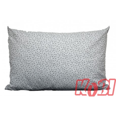 Poszewka bawełniana rozmiar 40x60 szare maczki 3481 Kobi