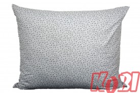 Poszewka bawełniana rozmiar 50x60 szare maczki 3481 Kobi