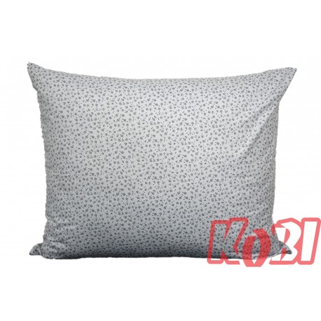 Poszewka bawełniana rozmiar 50x60 szare maczki 3481 Kobi